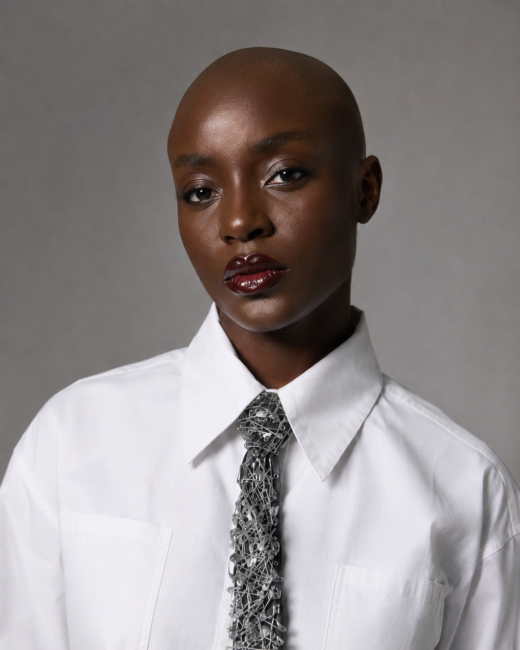 Black Pin Tie