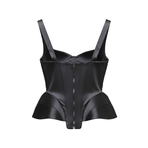 Black Sculpted Corset