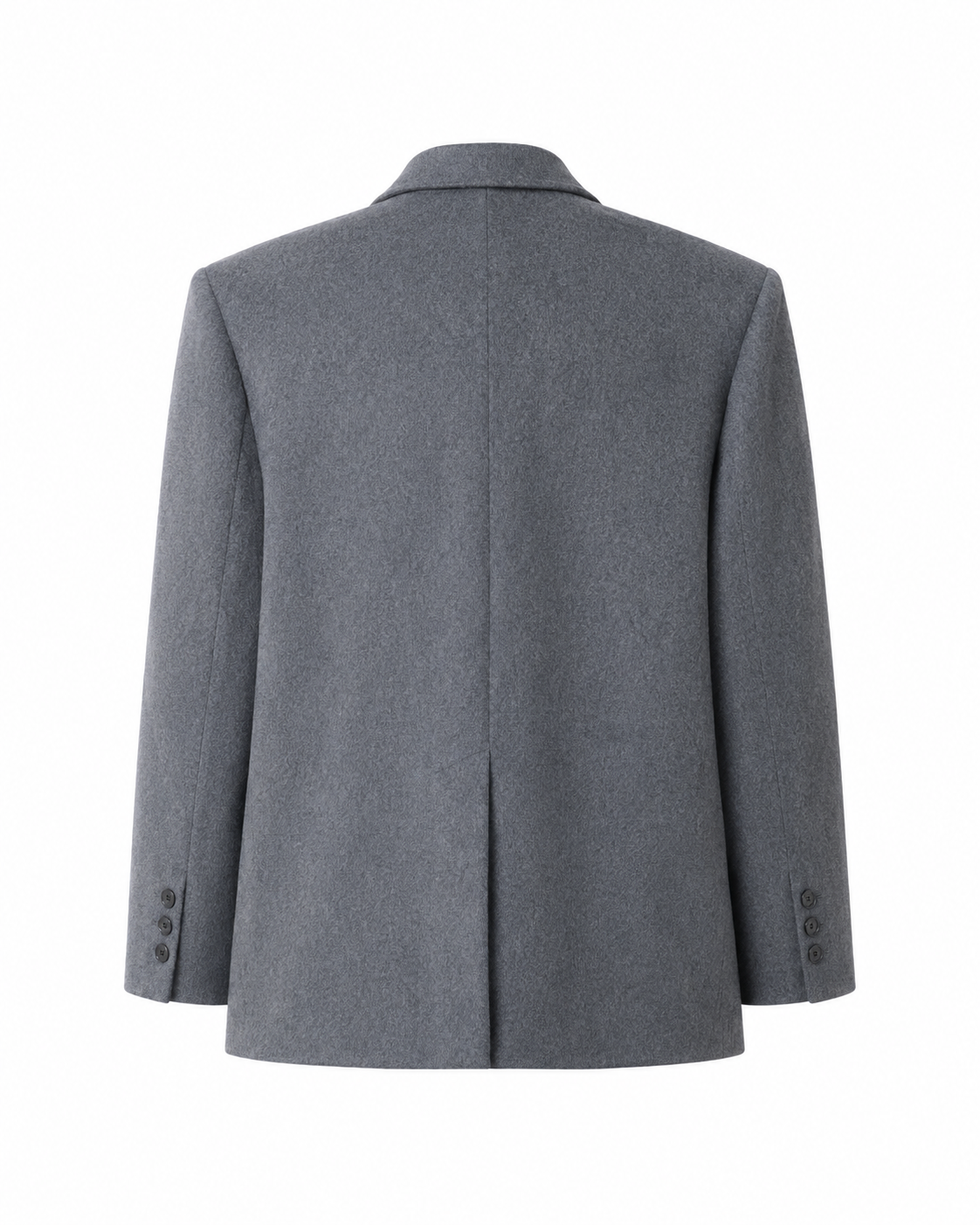 Wool-Blend Oversized Blazer Coat