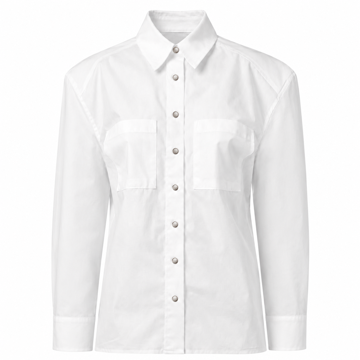 White shirt with shoulders