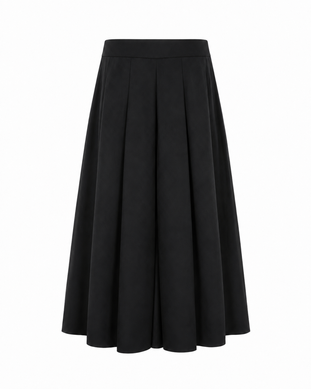 Black Pleated Culottes