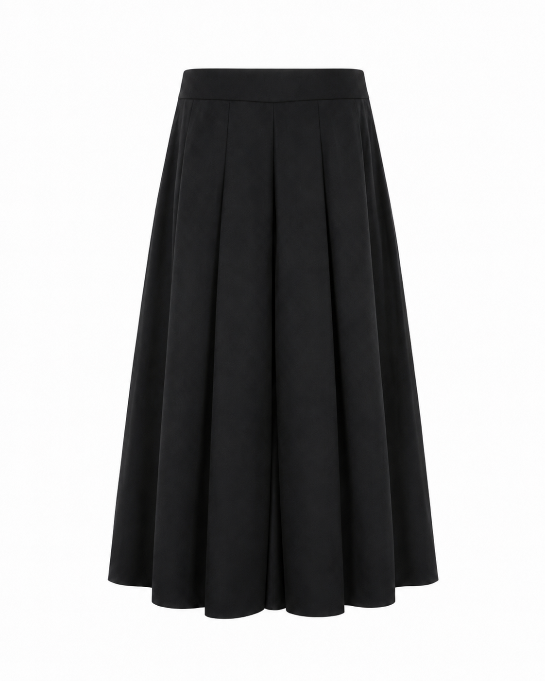 Black Pleated Culottes