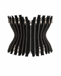 Zipper Detail Corset