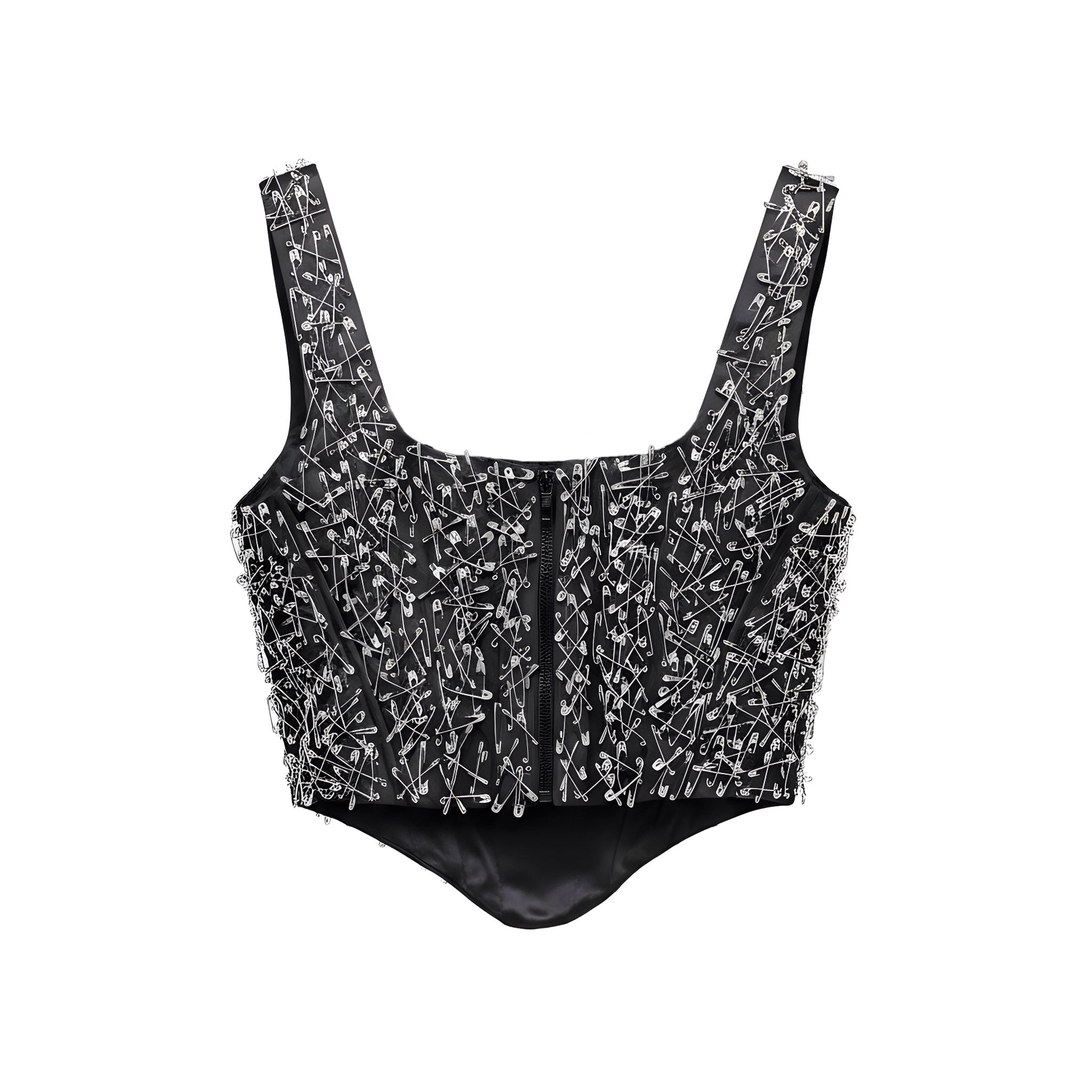 Black Corset With Pins