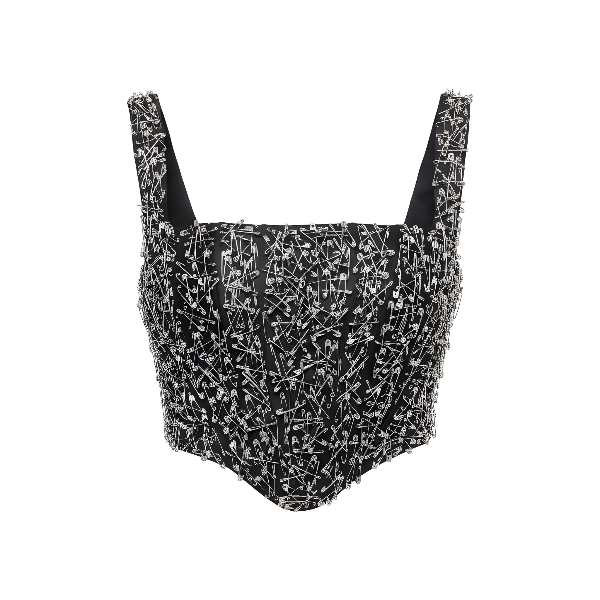 Black Corset With Pins