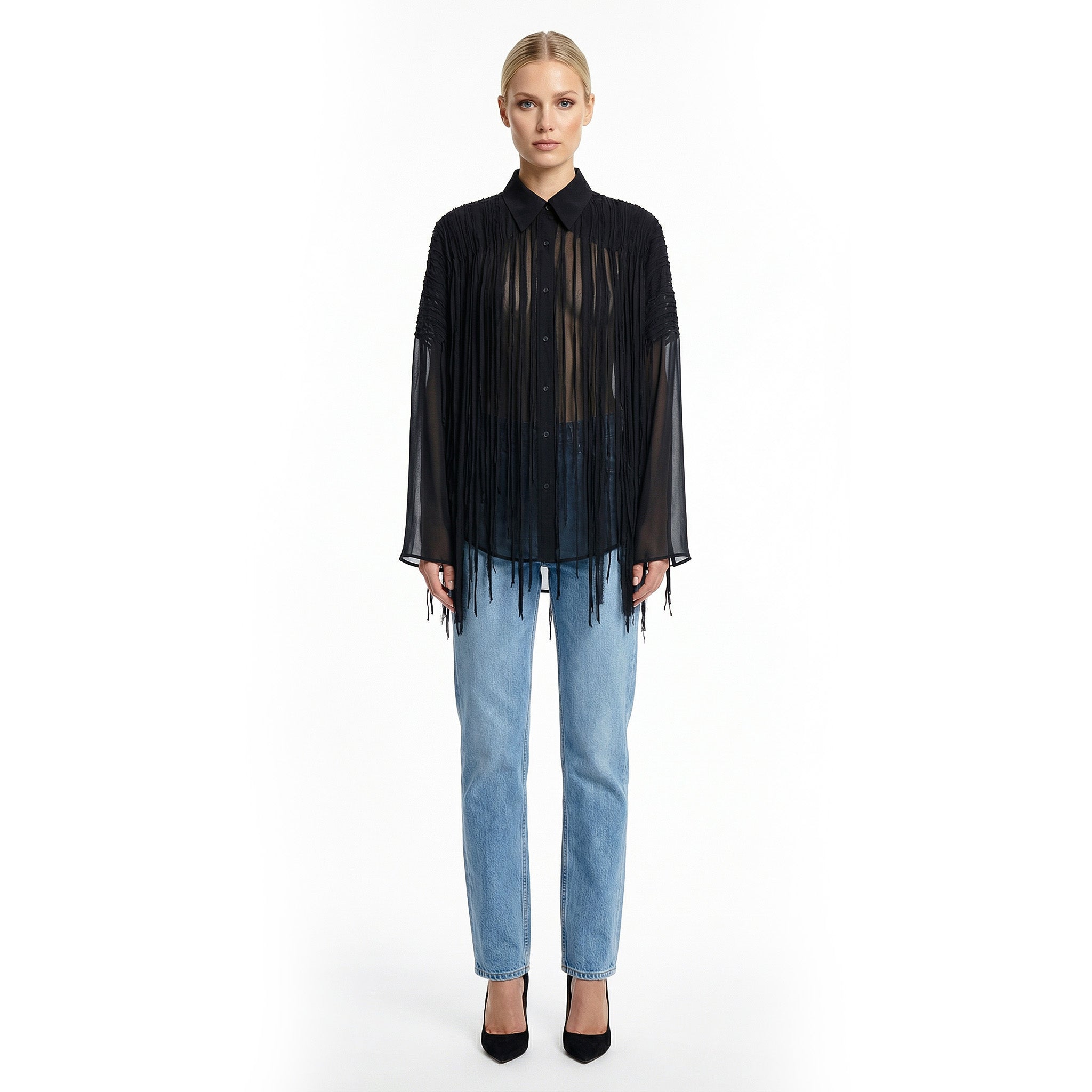 Fringe Black Shirt