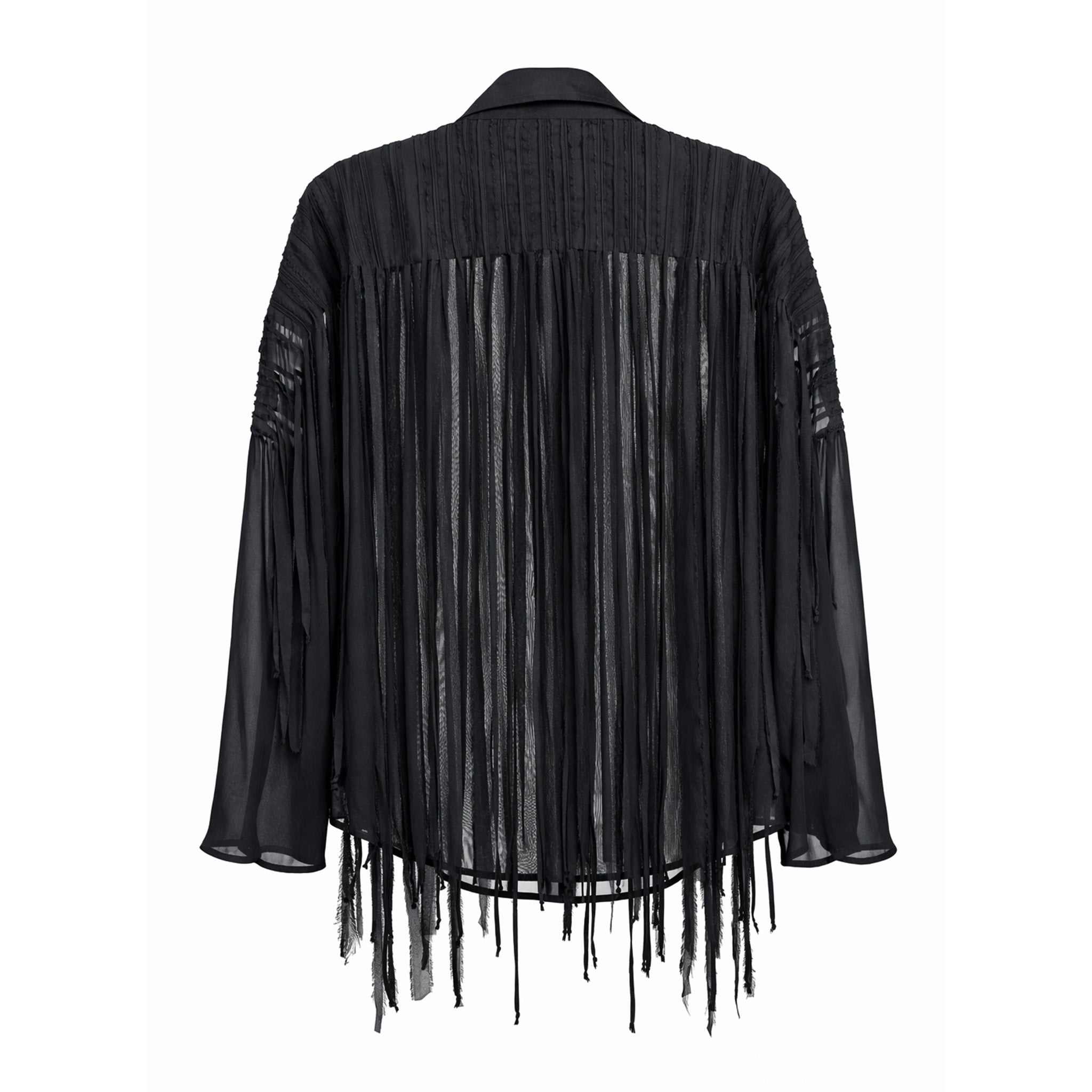 Fringe Black Shirt