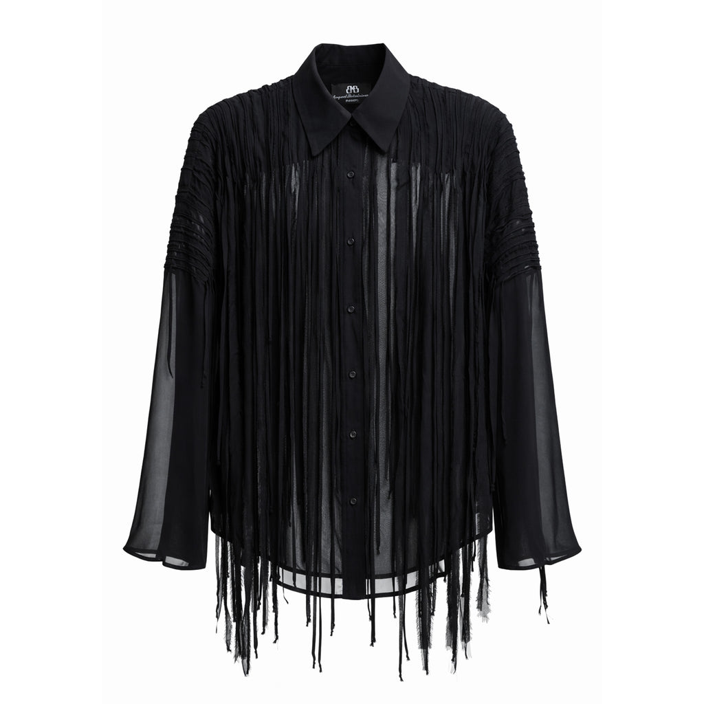 Fringe Black Shirt