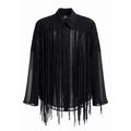 Fringe Black Shirt