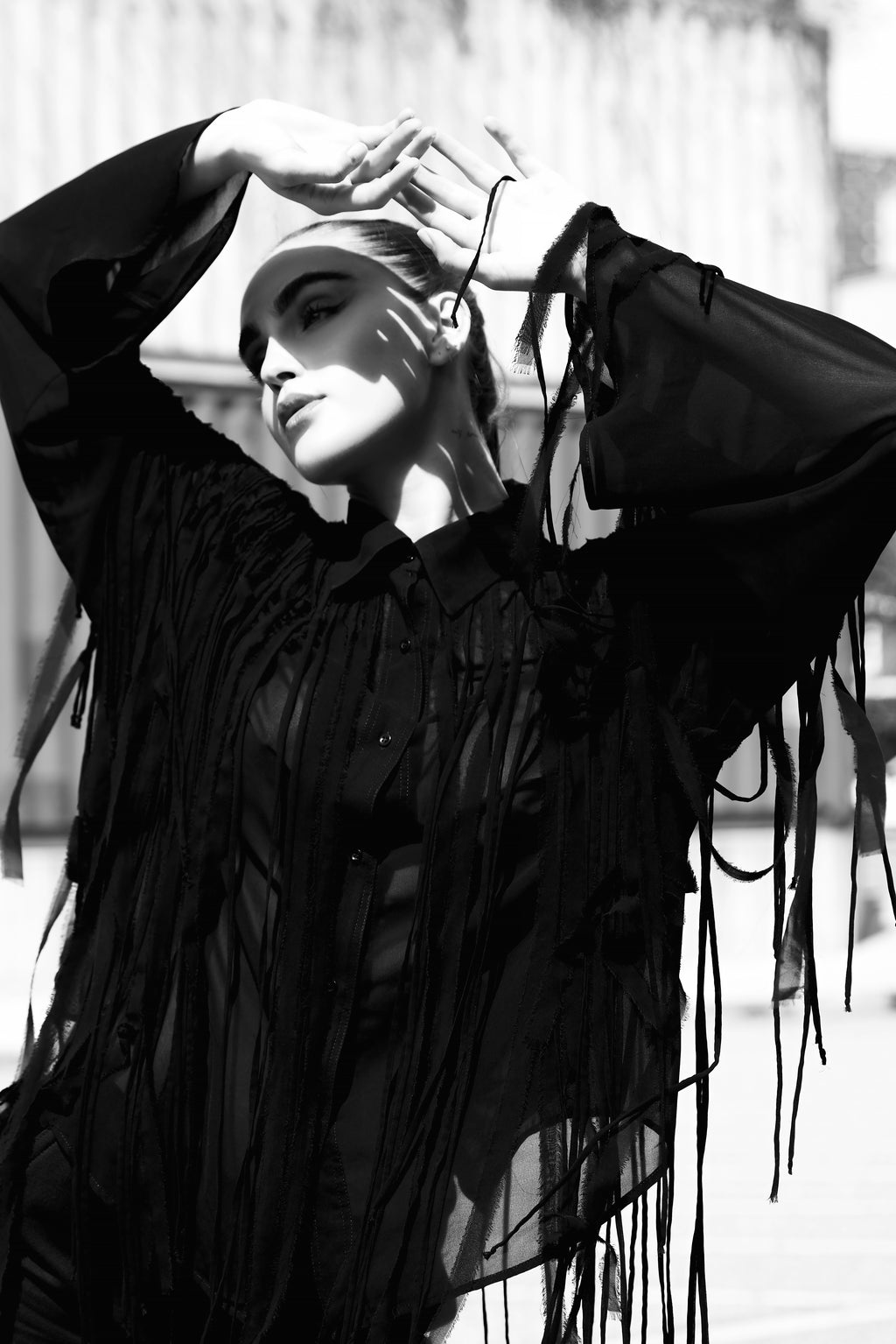 Fringe Black Shirt